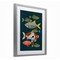 Stupell Industries Midcentury Pond Fishes Framed Print Under Glass, design by Renea L. Thull